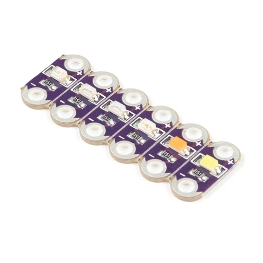 LilyPad Rainbow LED (6 Colors)