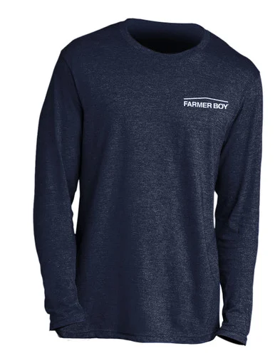Long Sleeve T-Shirt, Men's, Navy