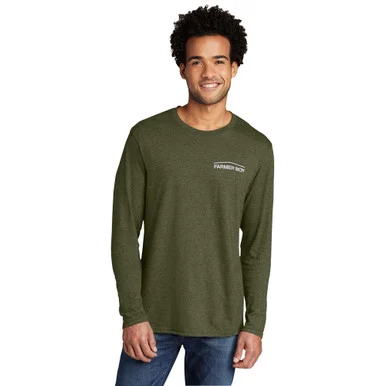 Long Sleeve T-Shirt, Men's, Olive Green