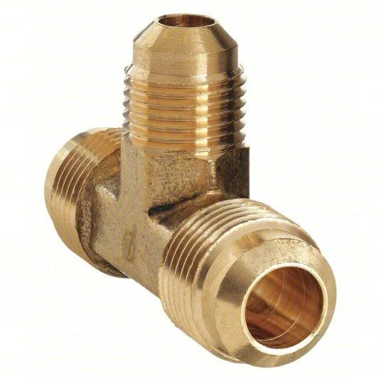 LT2-868 United Brass 1/2" OD X 3/8" OD X 1/2" OD Flare Tee