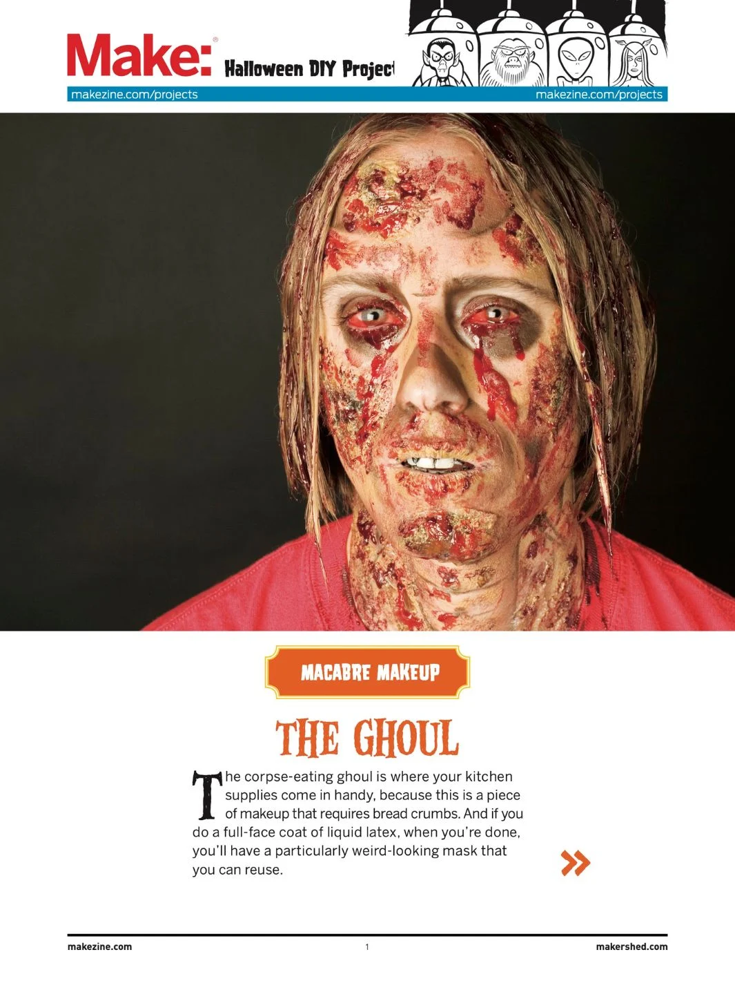 Macabre Makeup: The Ghoul - PDF