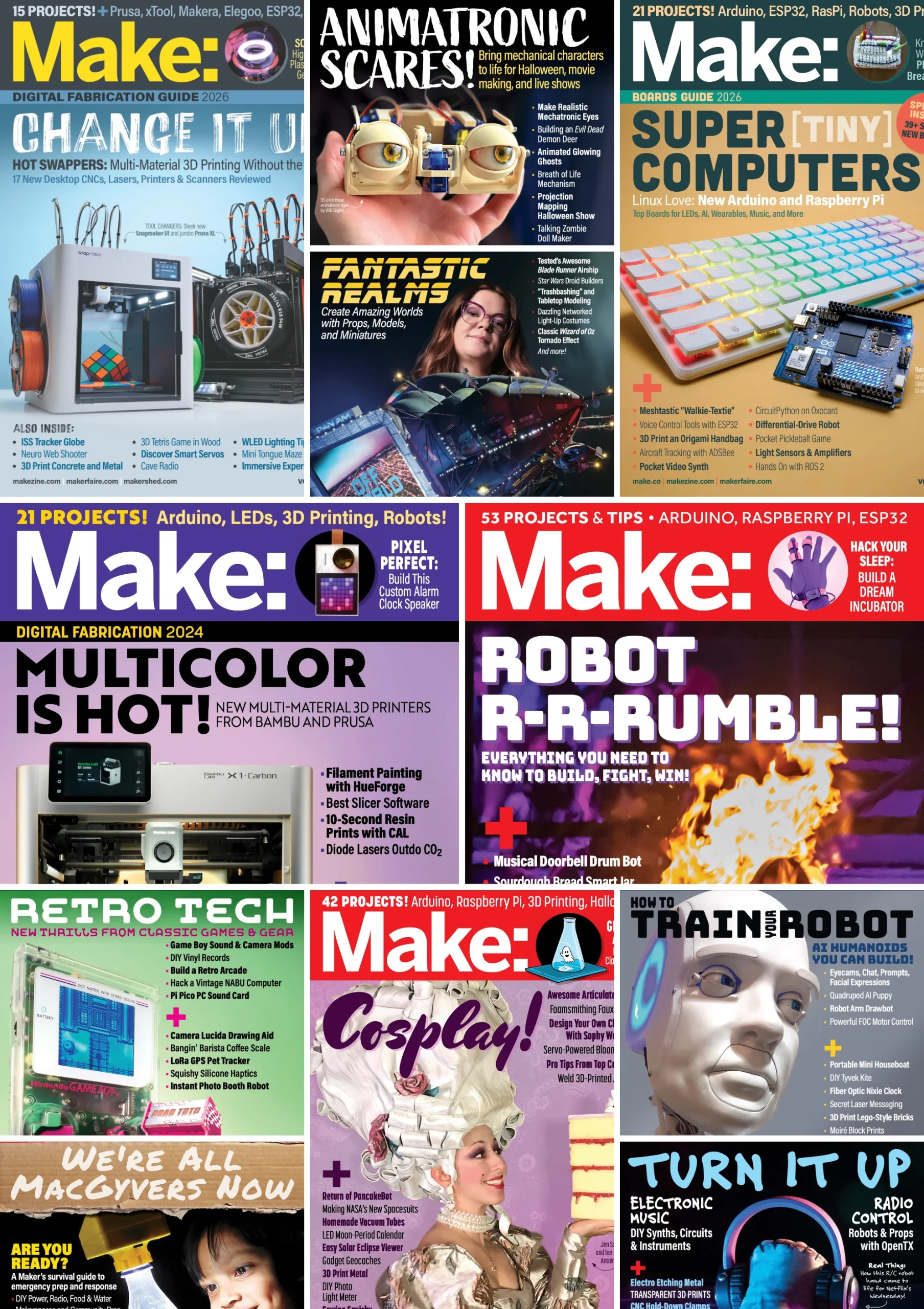 Make: Complete Magazine eCollection 1 thru 95 - PDF
