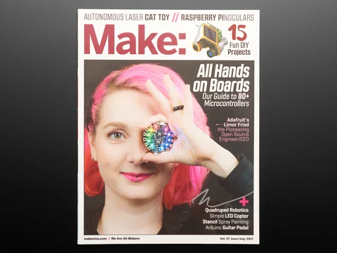 Make: Magazine - Vol 57 - Signed by Limor "LadyAda" Fried