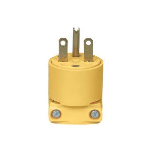 Male Cord End, 125 Volt, 15 Amp