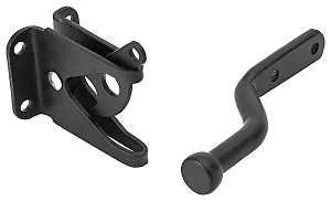 Matte Stainless Steel Gate Latch 5.5 in for Out-Swing Gates