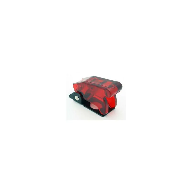 AIRCRAFT TYPE SWITCH COVER CLEAR RED