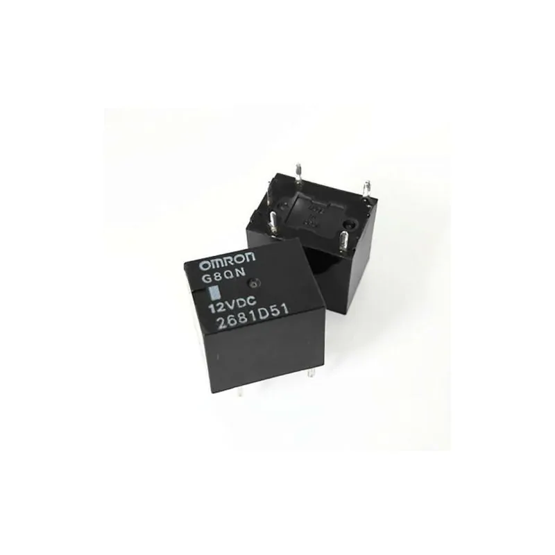 Omron Automotive Mini Auto Relay G8QN 12VDC 5Pins SPDT, 10A, Replaces SRA-12VDC-CL, CMA51-S-DC12V-C, Omron G5le-1-DC12, G5LE-14-CF-DC12, RM51-3011-85-1012, Popular for Fuel Pump Gauge R303 F8VF-BA