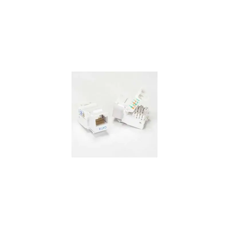 CAT5E CAT6 RJ45 KEYSTONE JACK WHITE