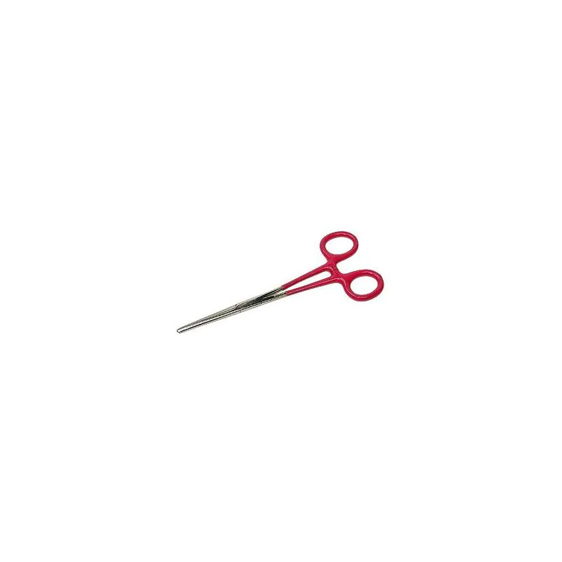 6-1/2 Straight Self-Locking Forceps with Insulated Handles