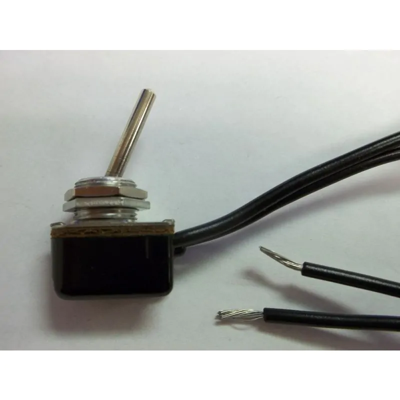 Toggle Switch 3A 125V, On-Off,SPSTWire Leads ,