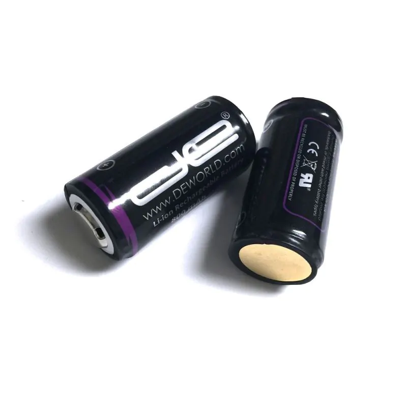 3.7V LITHIUM Ion Li-ion Battery 18350 800mAh, 18mm x 39mm