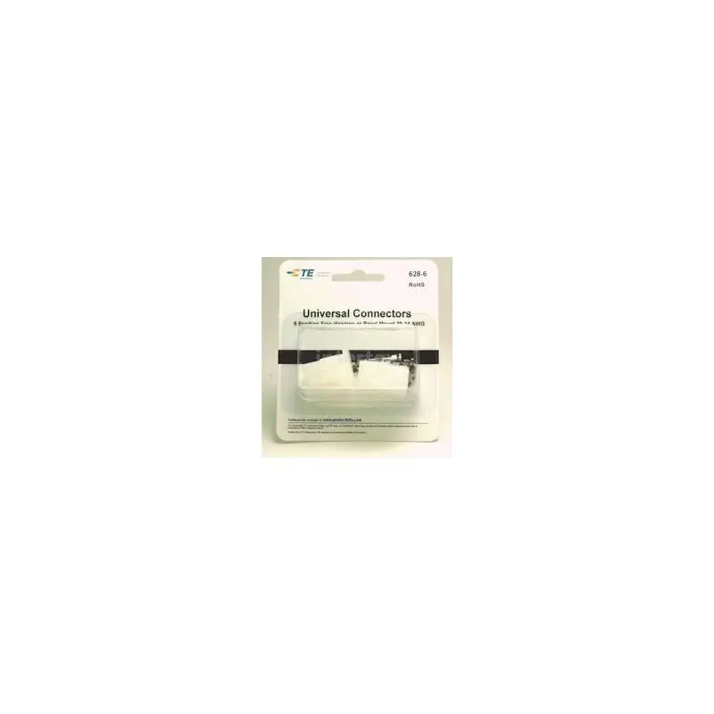 AMP CONNECTORS 6 POSITION 20 TO 14 AWG, 1 Complete set w/terminals AMP 1-480704-0 1-480705-0