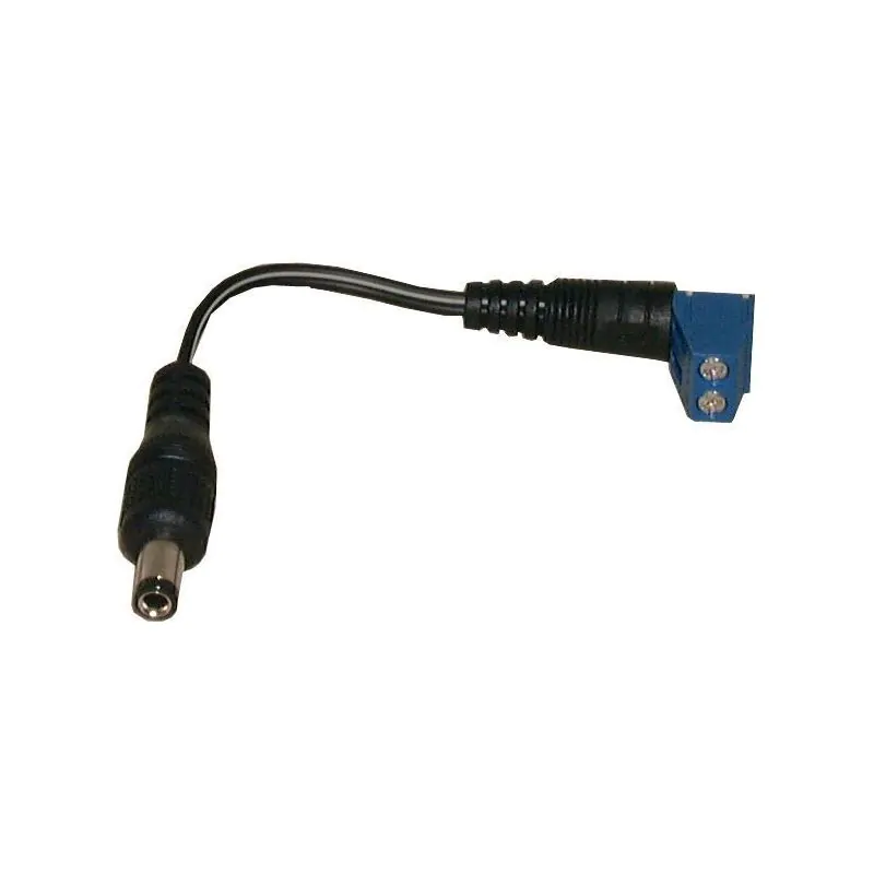 1.3MM X 3.5MM plug to solderless screw terminal