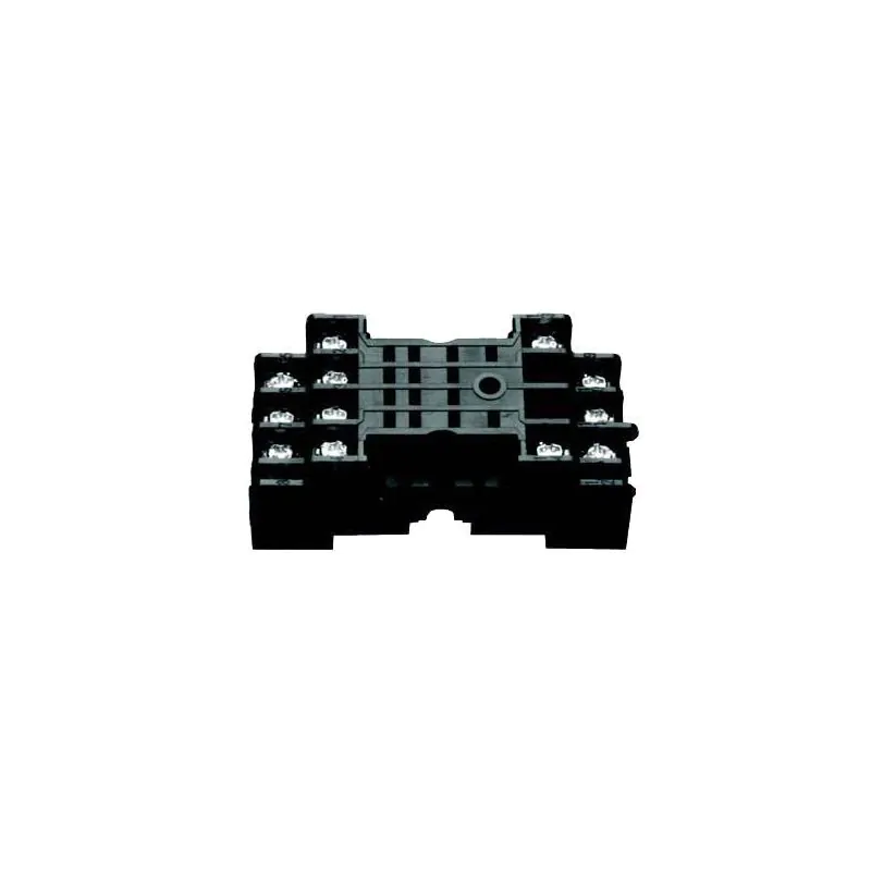 Replaced by PYF14A, RELAY-14 PIN MINI SOCKET R12 SERIES Din Rail Mount, Replaces NTE R95-106A, R95-117
