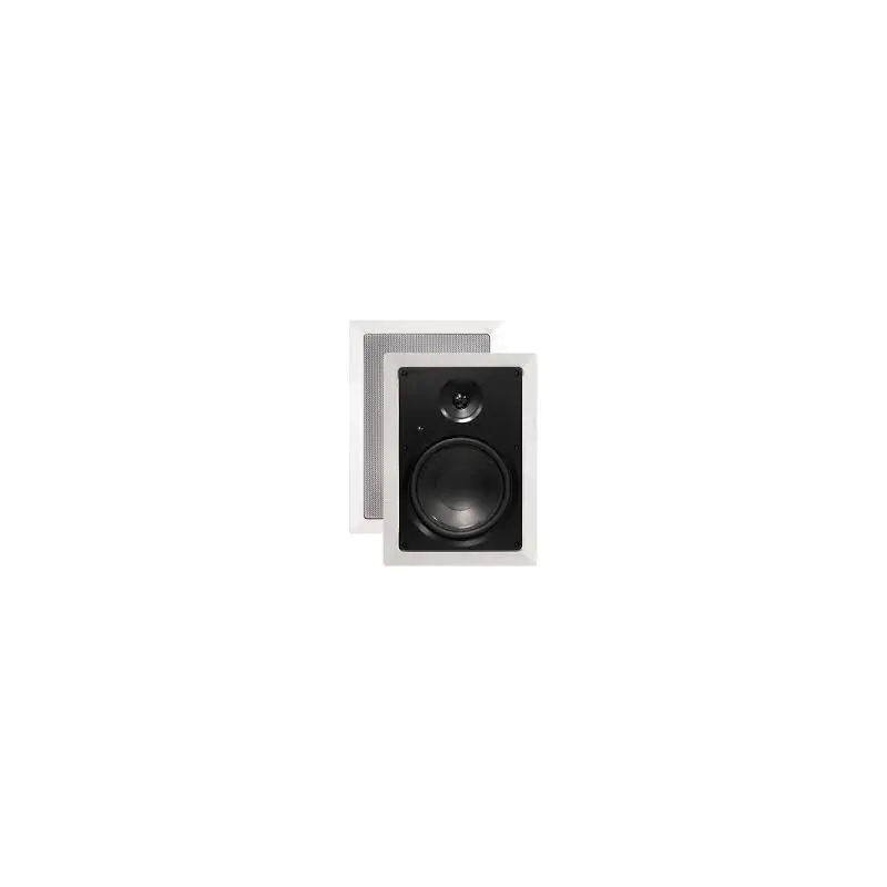IN WALL SPEAKER SET WHITE 8 inch ARCHI TECH AP-802 CEILING