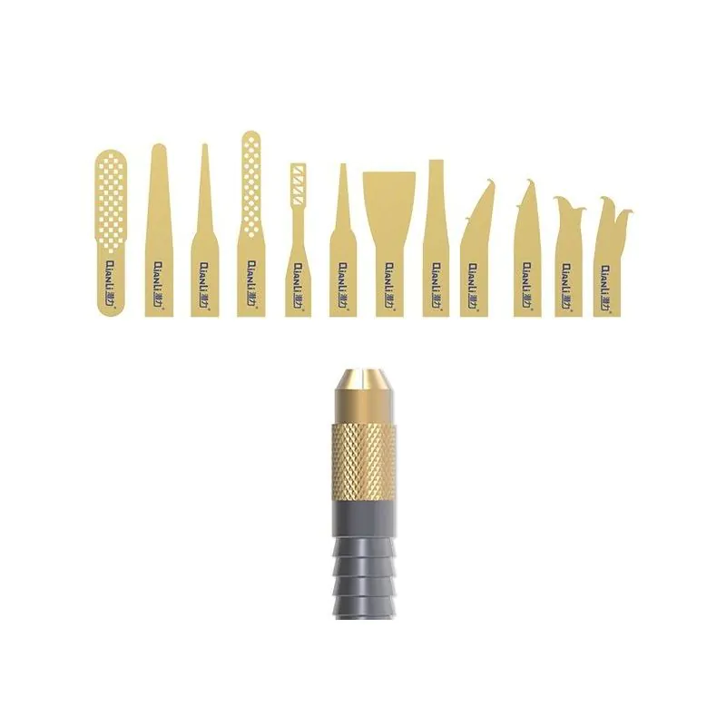 QIANLI 009 Multifunction CPU IC Glue Remover Knife Thin Blade Motherboard BGA Chip Glue Cleaning Scraper Cell Phone Tool Screen Repair Plus