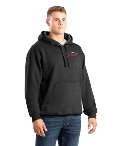 Men's Black Pullover Hooded Sweatshirt
