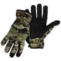 Men's Utility Gloves Large Digital Camo Spandex Back Open Cuff