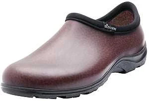 Men's Waterproof Rain & Garden Shoe Brown Size 9