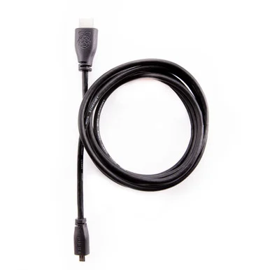 Micro-HDMI to Standard HDMI (A/M), 1m Cable, Black