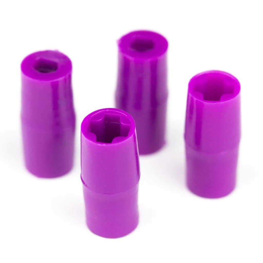 Micro Metal Gearmotor to Building Block Axle Adapter (pack of 4)