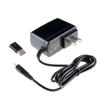 MicroUSB Power Supply with USB-C Adapter