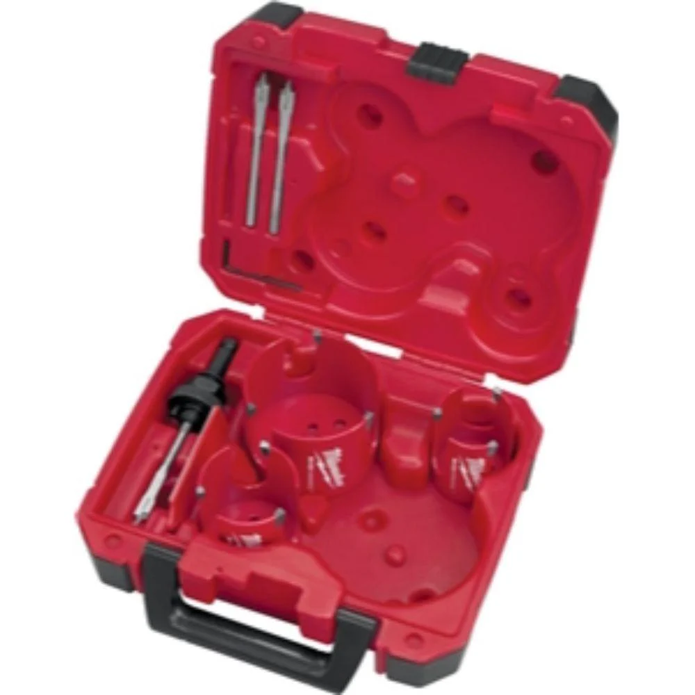 MILWAUKEE 7 PIECE BIG HAWG HOLE CUTTER KIT