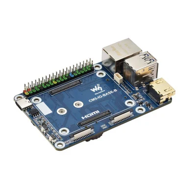 Mini Base Board (B) designed for Raspberry Pi CM5, Onboard EEPROM & Encryption Chip