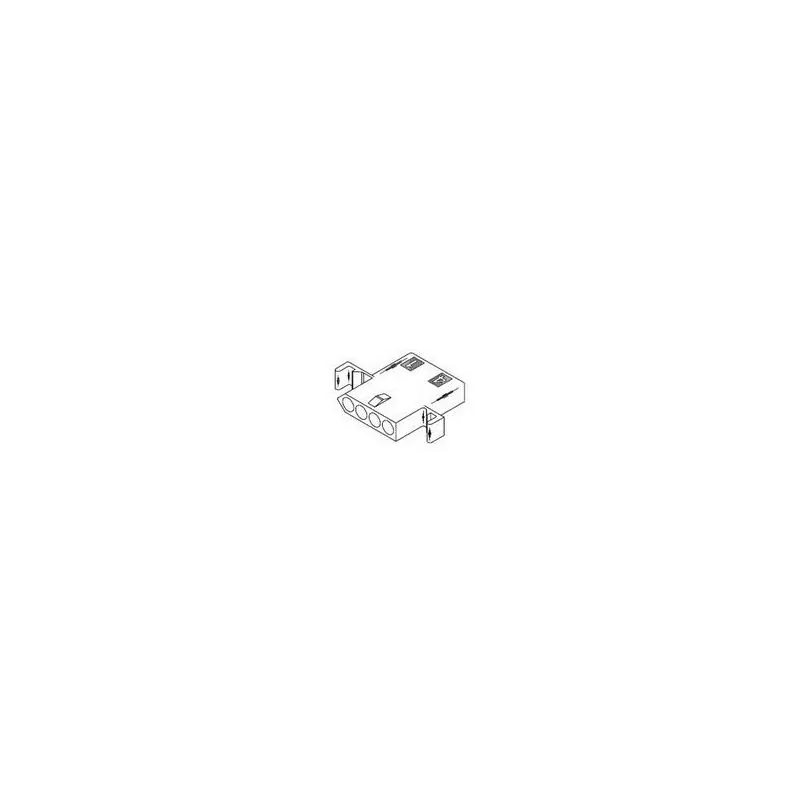 MOLEX .093 SERIES CONNECTOR RECEPTACLE 4 CONDUCTOR 10 PK
