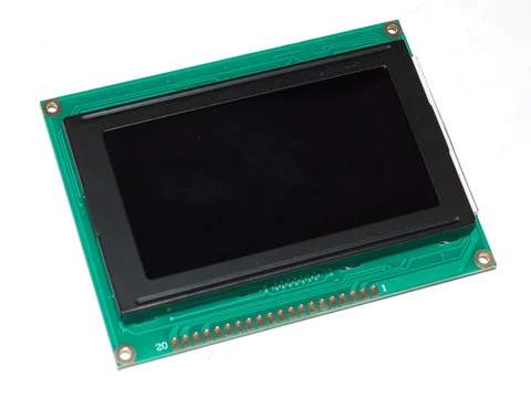 MONOCHRON KS0108 Graphic LCD - white on black