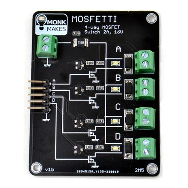 MOSFETTI - 4 Channel MOSFET Driver Board