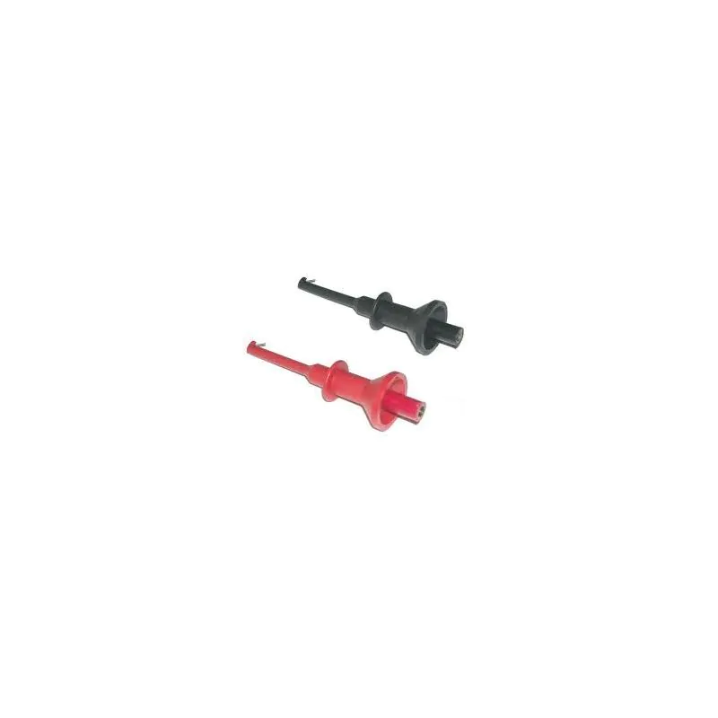 Mueller Black & Red Set, Hook Clips, Screw on, for Oldaker and Mueller Test Leads 497-3, BU-00207-0, BU-00207-2