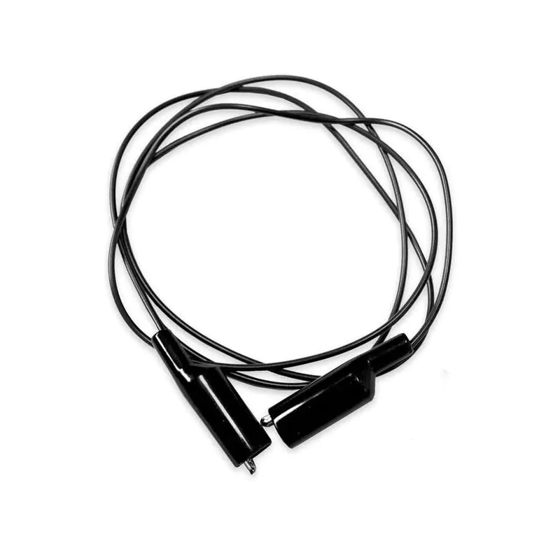 Mueller Heavy Duty 14AWG 300V Alligator Test Lead, 2ft, Black
