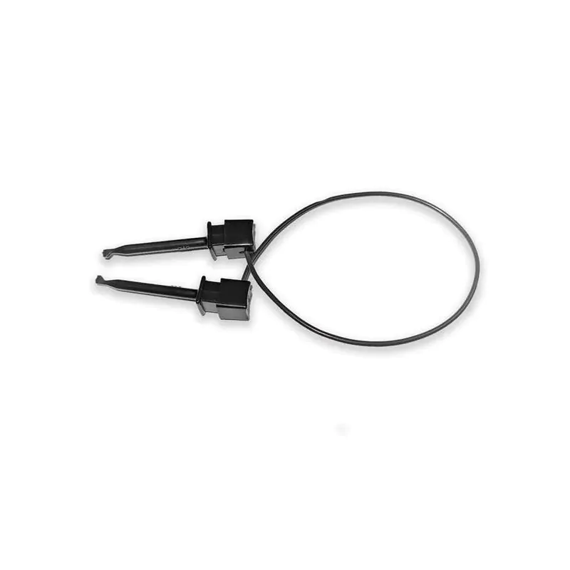 Mueller Test Lead, Grabber Hook to Grabber Hook, 3ft, Black