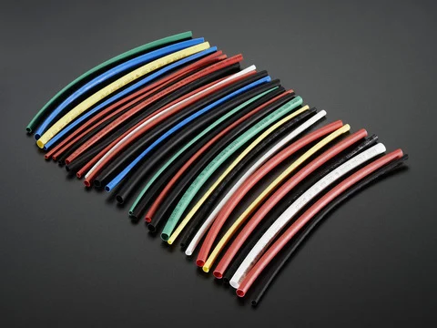 Multi-Colored Heat Shrink Pack - 3/32" + 1/8" + 3/16" Diameters