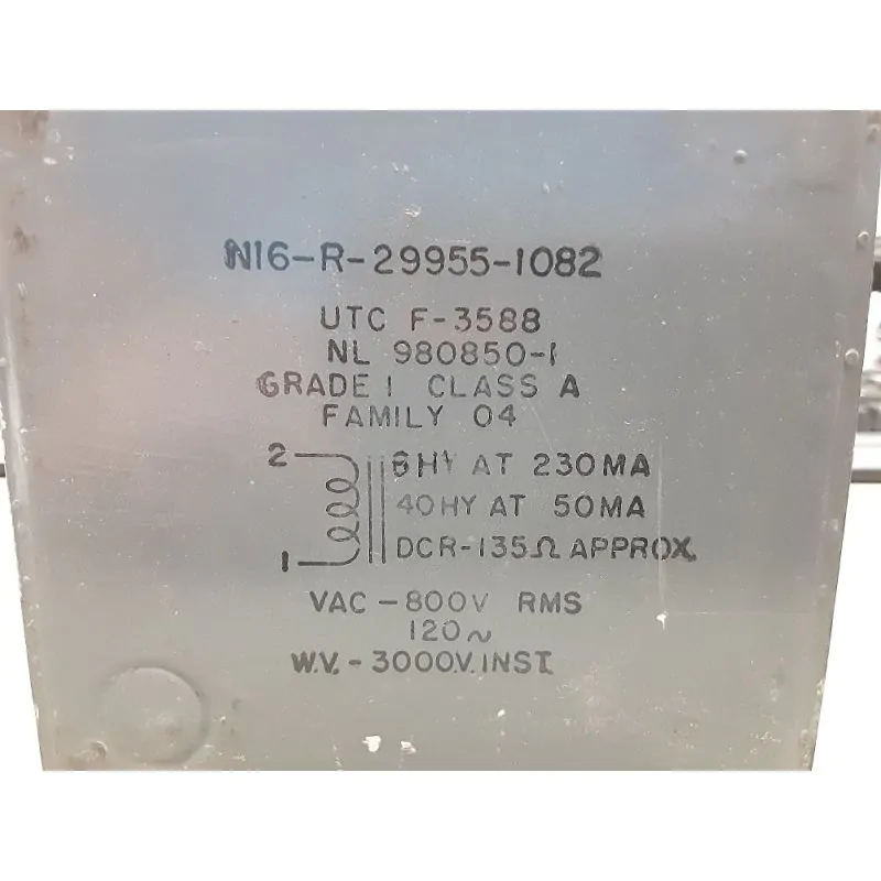 N16-R-29955-1082 UTC F-3588 NL 980850-1 115mm X 90mm X 94mm Inductor, Coil, Choke Bobbin