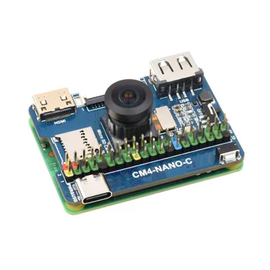 Nano Base Board (C) for Raspberry Pi CM4, Onboard 8MP Camera