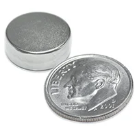 Neodymium Disc Magnet 0.315 in Dia x 0.118 in H (10-Pack)