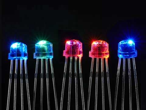 NeoPixel Clear 5mm Through-Hole LED - 5 Pack