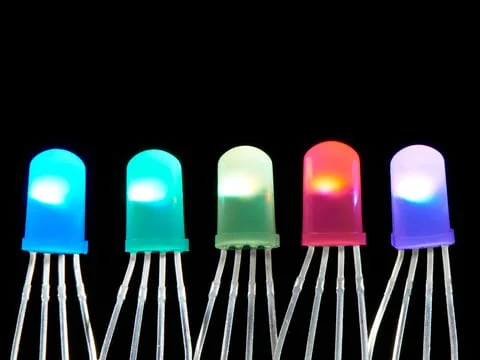 NeoPixel Diffused 5mm Through-Hole LED - 5 Pack