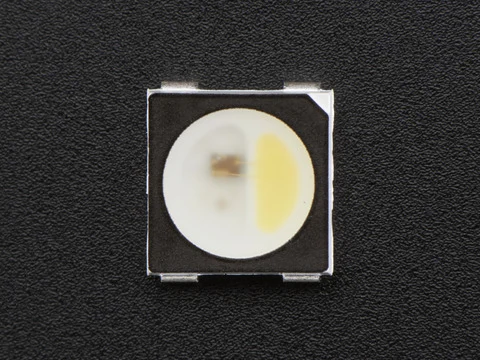 NeoPixel RGBW LEDs w/ Integrated Driver Chip - Cool White - ~6000K - Black Casing - 10 Pack