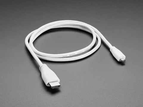 Official Raspberry Pi Micro HDMI to HDMI Cable - 1 meter long