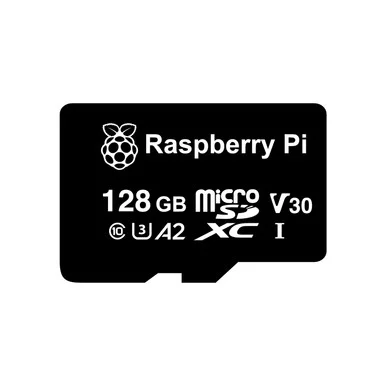 Official Raspberry Pi microSD Card, A2, V30, 128GB - BLANK