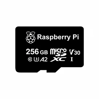 Official Raspberry Pi microSD Card, A2, V30, 256GB - BLANK