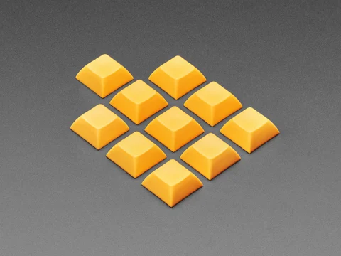 Orange DSA Keycaps for MX Compatible Switches - 10 pack