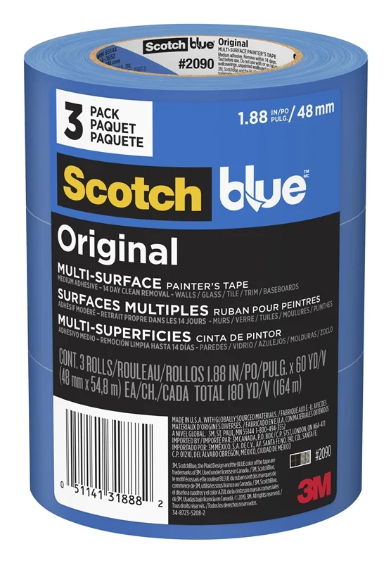 Original Multi-Surface Painter's Tape 48mm x 60 yd Blue