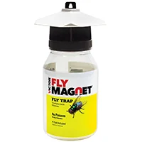Outdoor Fly Trap with Bait, 1 Quart Fly Magnet Jar Trap