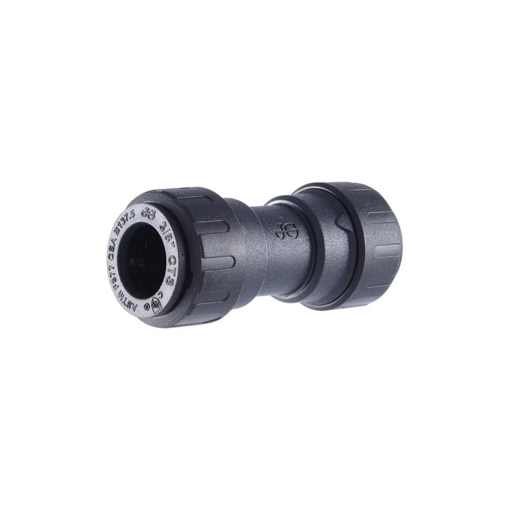 PEI0428E RWC John Guest Speedfit Coupler, 3/4" Black