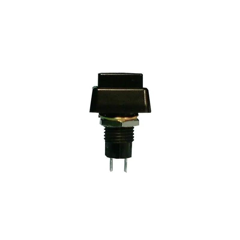 Philmore 30-113 Rectangular Push Button Switch SPST 3A 125V OFF-(ON) Black DS-450 Momentary()