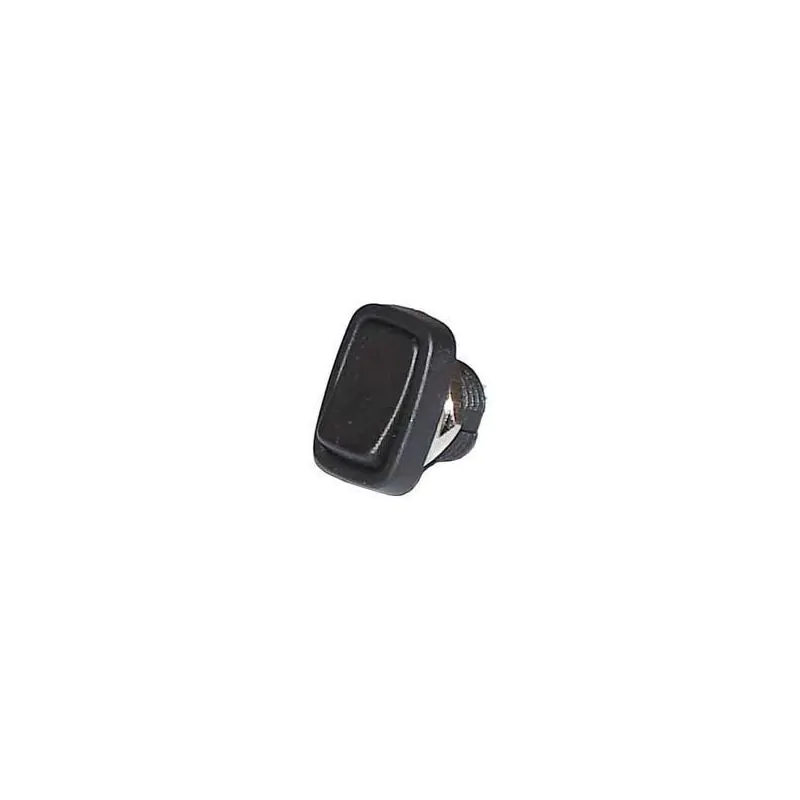 Philmore 30-16160 Rectangular Bezel Round Rocker Switch DPST ON-OFF Black